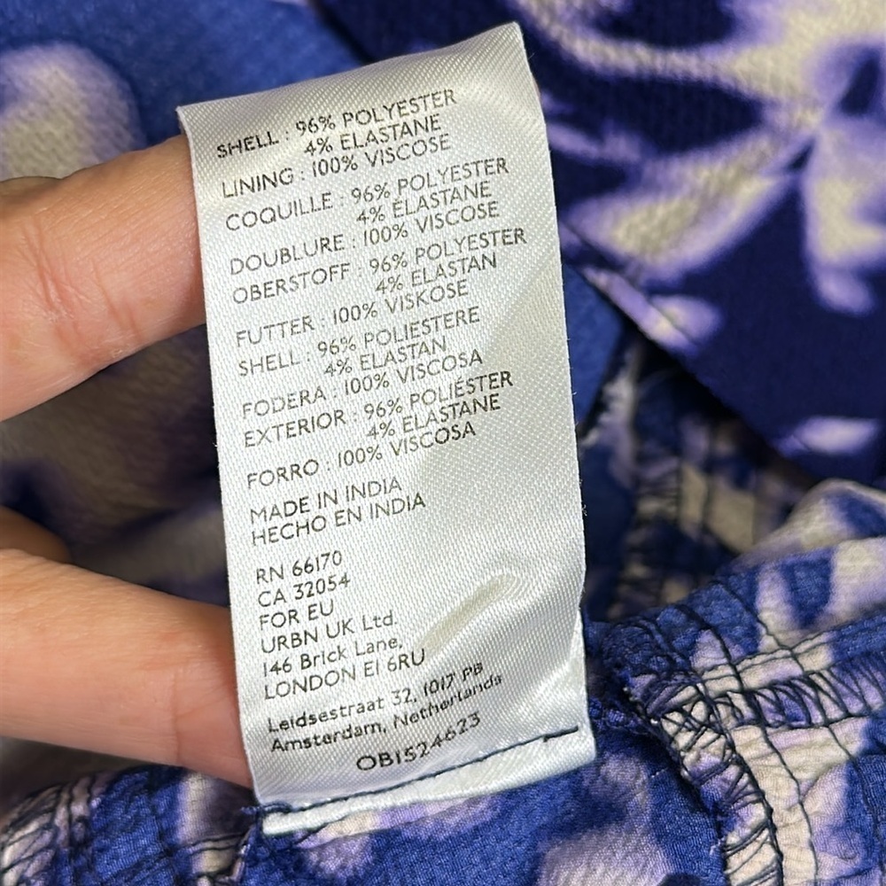 Urban Outfitters Eliana Mini Short Babydoll Dress Womens Medium - Picture 14 of 14